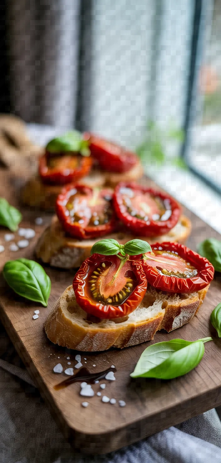 Quick Bruschetta Sun Dried Tomatoes Recipe