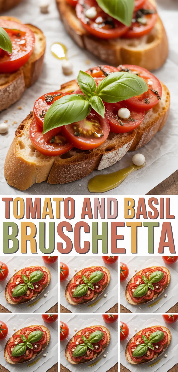 Tomato And Basil Bruschetta Recipe - europeandish.com