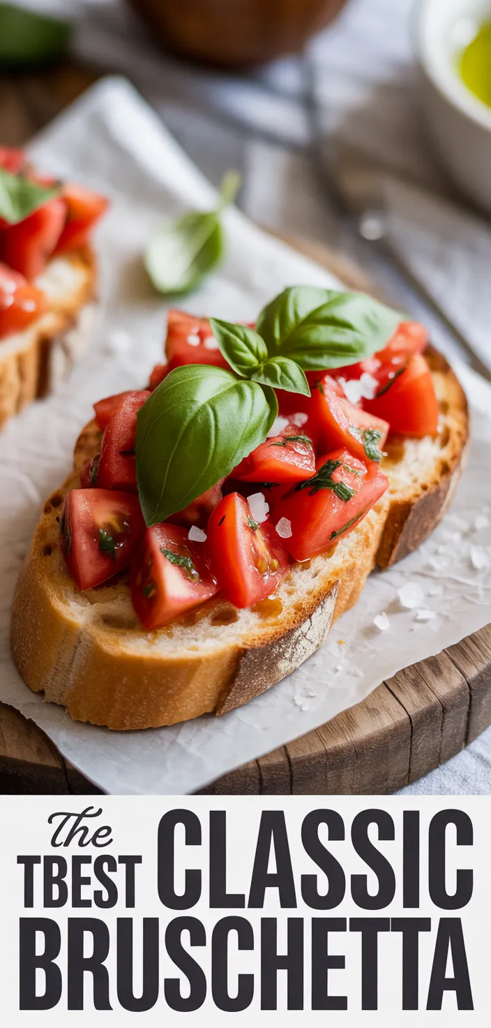 The Best Classic Bruschetta Recipe - europeandish.com