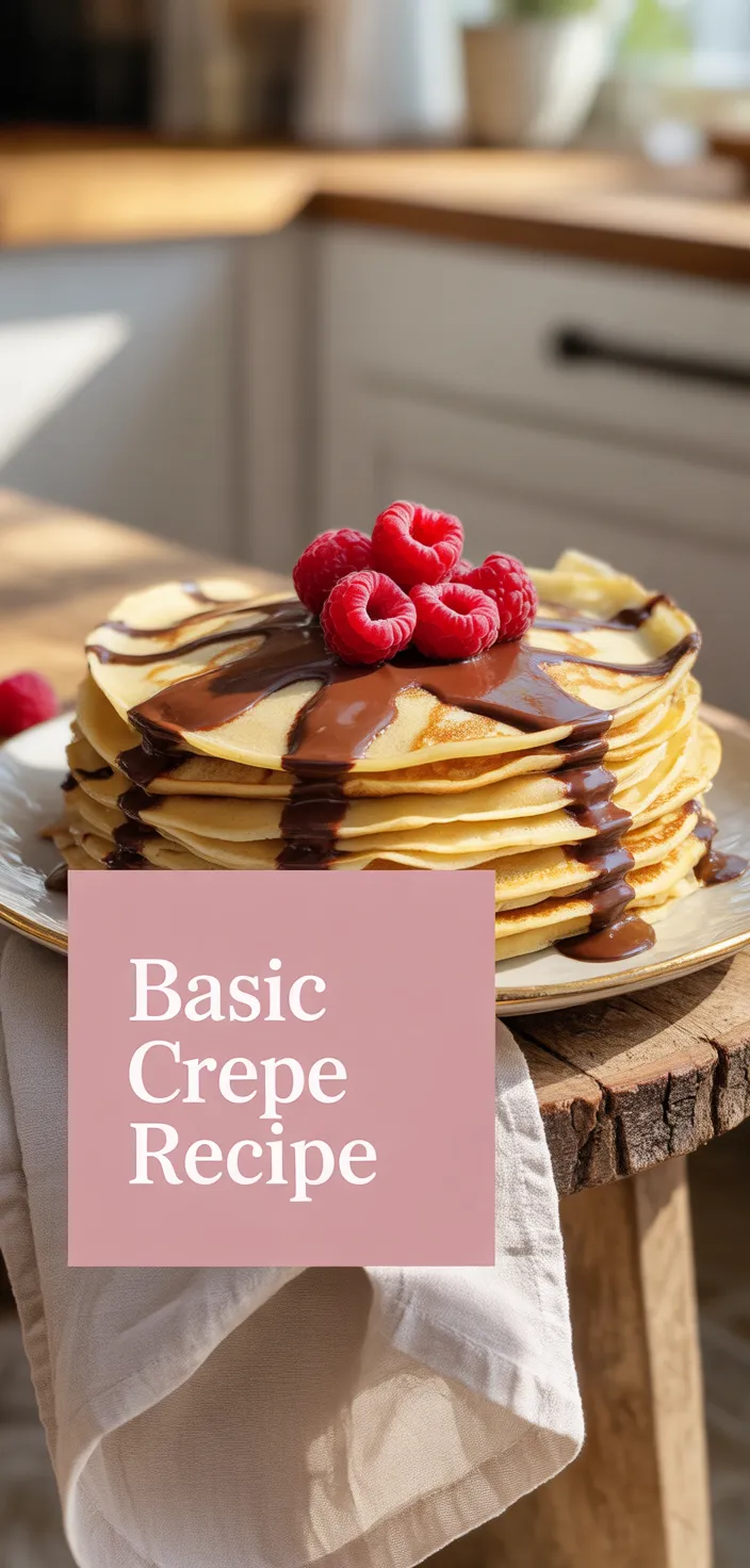 Basic Crepe Recipe - europeandish.com